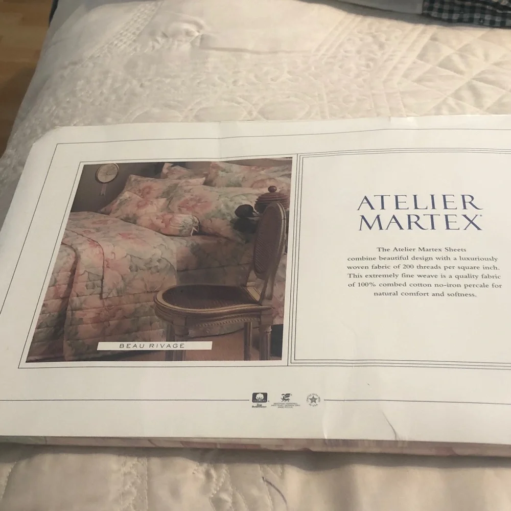 Floral Home Bedding fitted sheet - Pink & Green floral